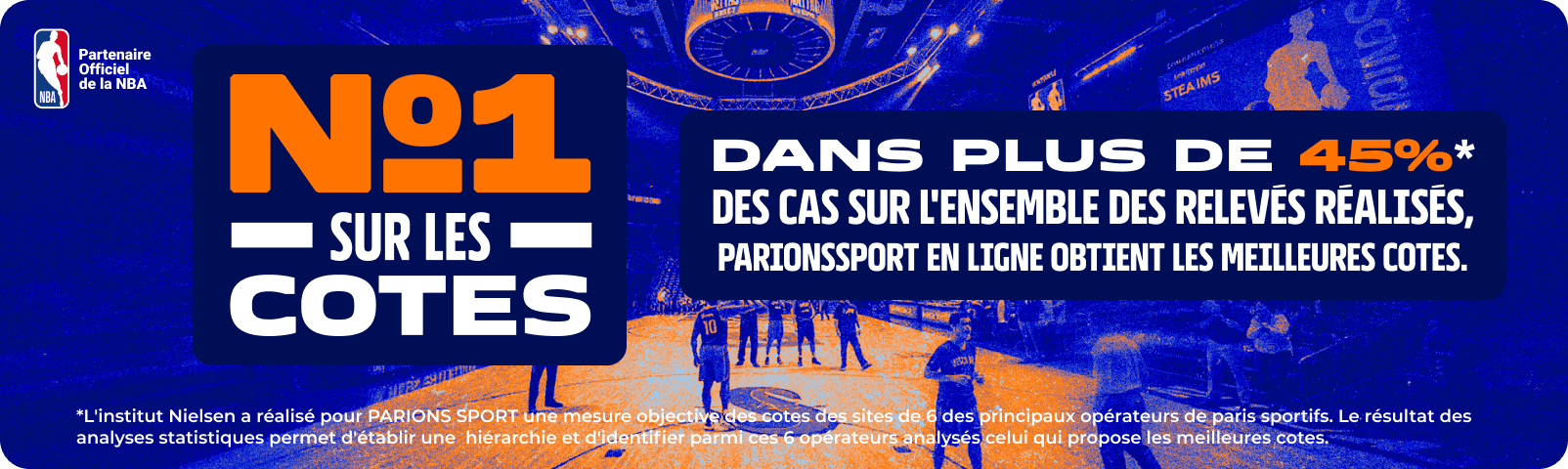 numero 1 sur les cotes de la NBA